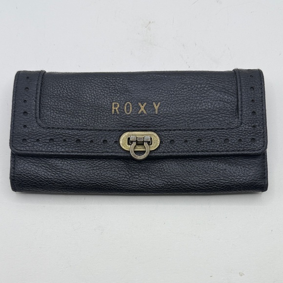 Roxy Accordion Wallet Black Card Holder - Picture 1 of 13